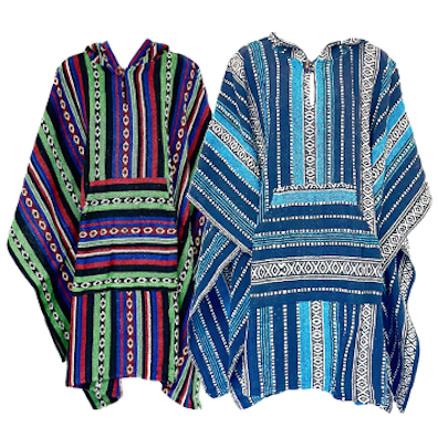 24 x Heavy Cotton Hooded Poncho